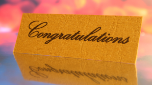 Congratulations card