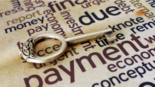 Key lying on payment and other words